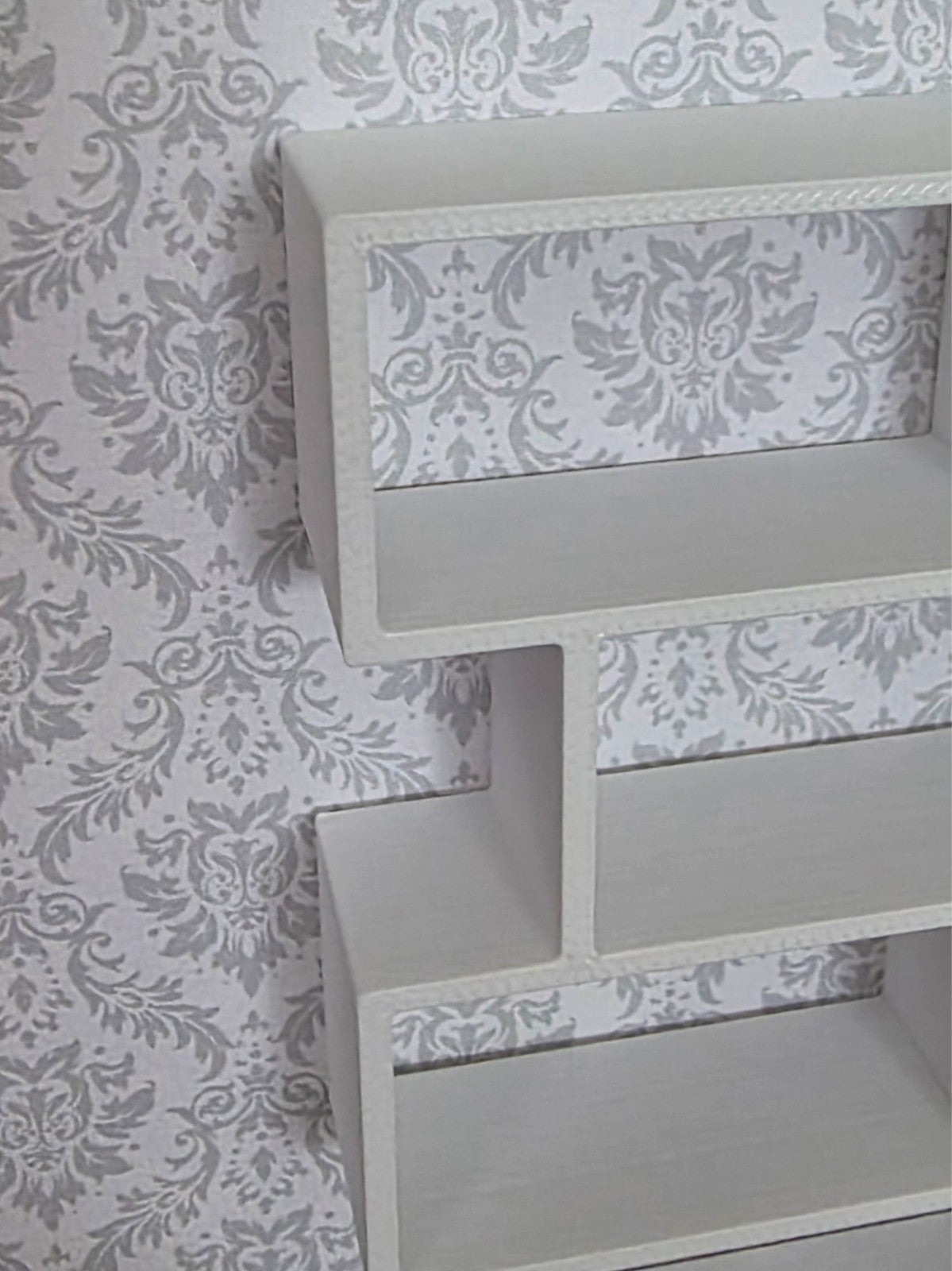 1:12 Scale Dolls House Miniature - IKEA-Inspired Modern Shelving Unit