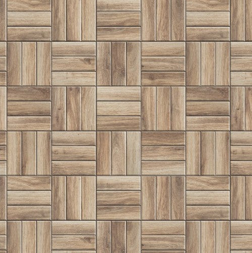 1:12 Scale Dolls House Miniature - Light Oak Wood Herringbone Flooring Sheets x2