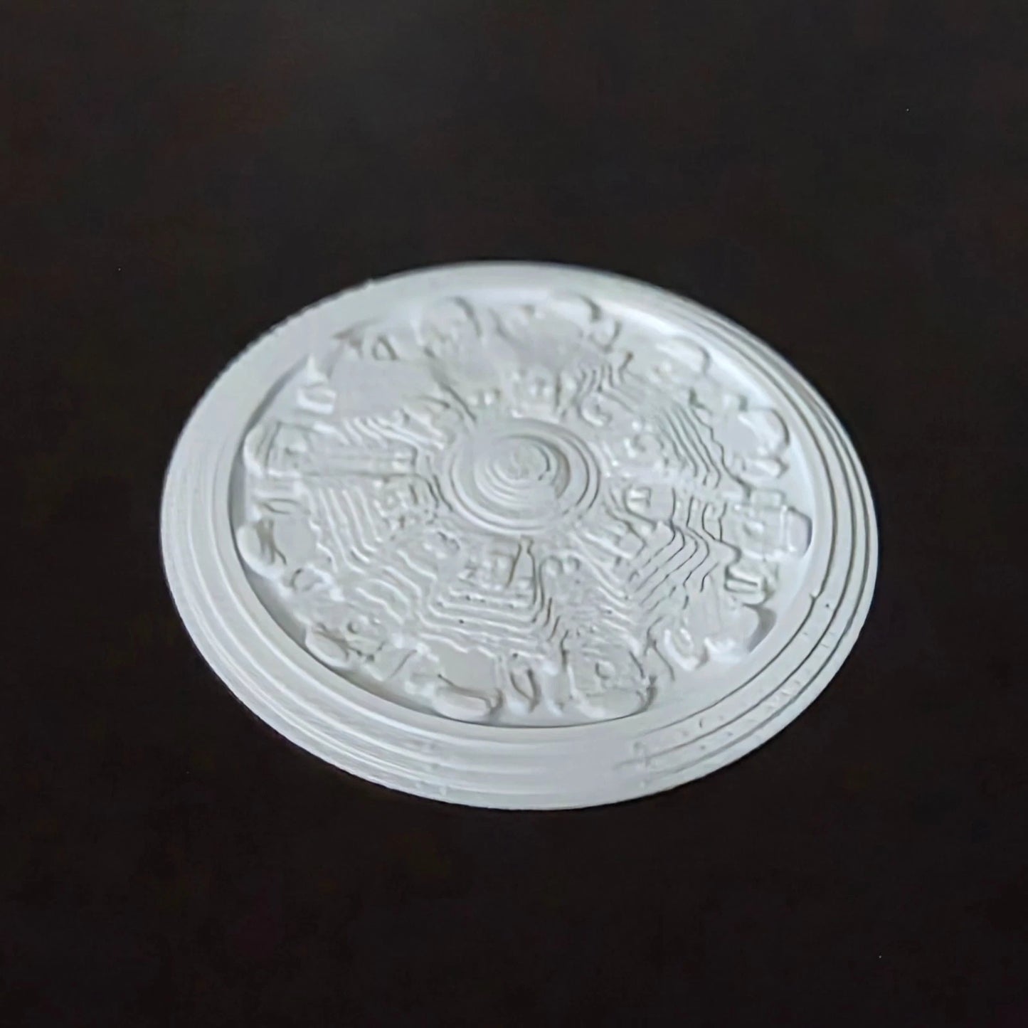 1:12 Scale Dolls House Miniature – Ceiling Rose (40mm) – High Detail #11