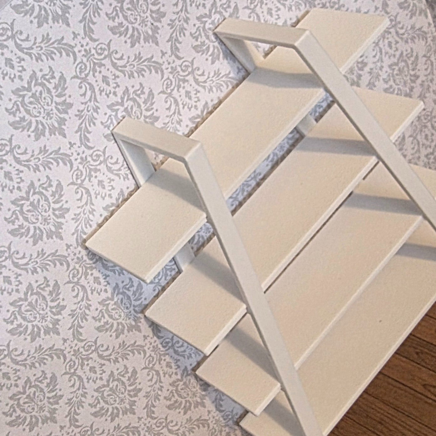 1:12 Scale Dolls House Miniature - IKEA-Inspired Ladder Shelf / Display Unit