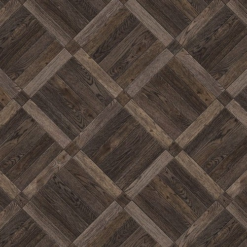 1:12 Scale Dolls House Miniature - Dark Parquet Block Flooring Sheets x2