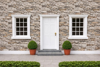 1:12 Scale Dolls House Miniature - Natural Stone Wall Cladding Sheets x2