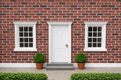 1:12 Scale Dolls House Miniature - Traditional Red Bricks Cladding Sheets x2