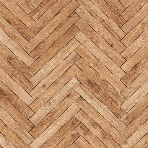 1:12 Scale Dolls House Miniature - Light Herringbone Parquet Flooring Sheets x2