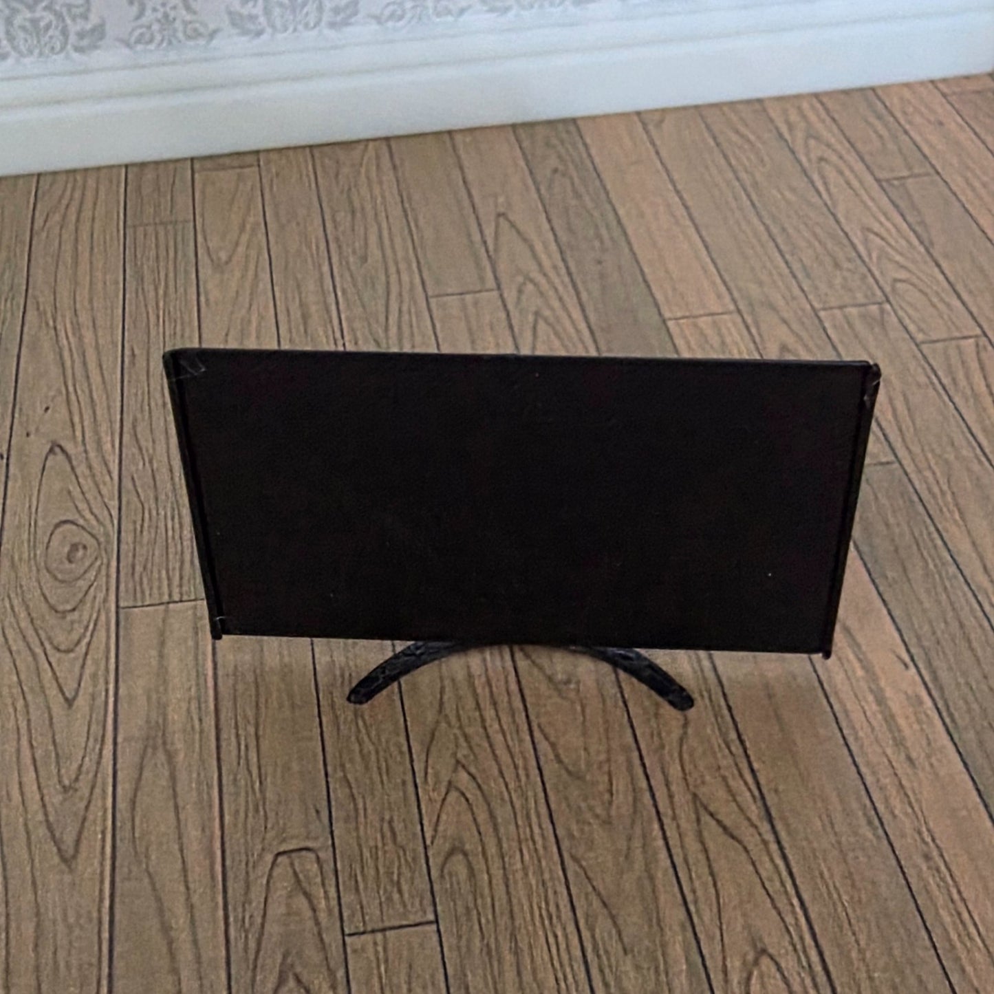 1:12 Scale Dolls House Miniature - LCD TV with Stand - 32” Style Modern TV