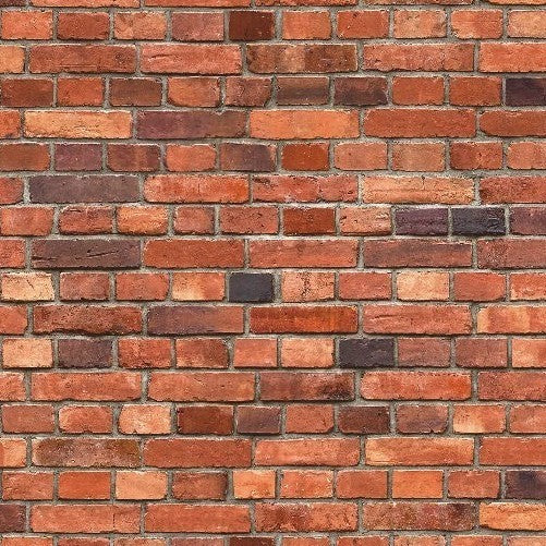 1:12 Scale Dolls House Miniature - Brick Wallpaper/Brickpaper/Cladding Sheets x2