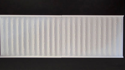 1:12 Scale Dolls House Miniature Wall Panel – Wall Panelling Panels (2 Pack) #2