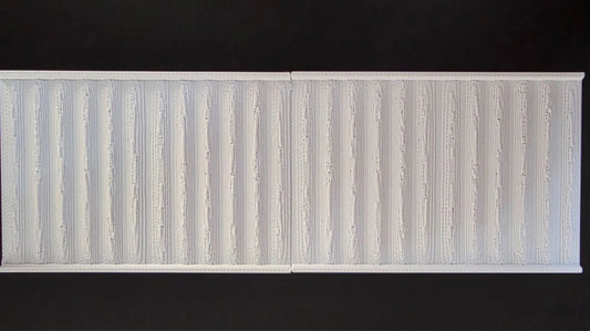 1:12 Scale Dolls House Miniature Wall Panel – Wall Panelling Panels (2 Pack) #2