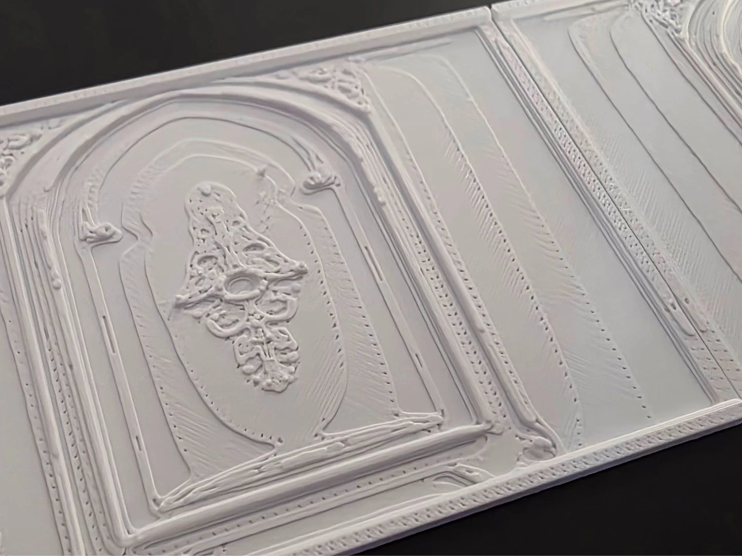 1:12 Scale Dolls House Miniature Wall Panel – Wall Panelling Panels (2 Pack) #4