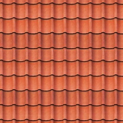 1:12 Scale Dolls House Miniature - Terracotta Roof Tiles/Roofing Sheets x2