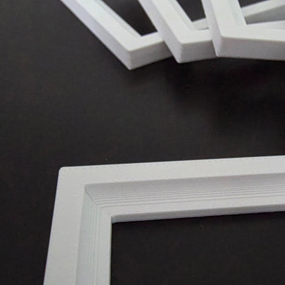 1:12 Scale Dolls House Miniature Modern Picture Frames - 5 Pack - 58 x 75mm