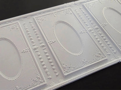 1:12 Scale Dolls House Miniature Wall Panel – Wall Panelling Panels (2 Pack) #6