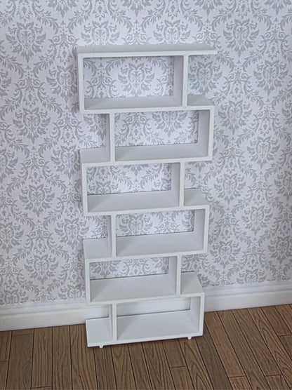 1:12 Scale Dolls House Miniature - IKEA-Inspired Modern Shelving Unit
