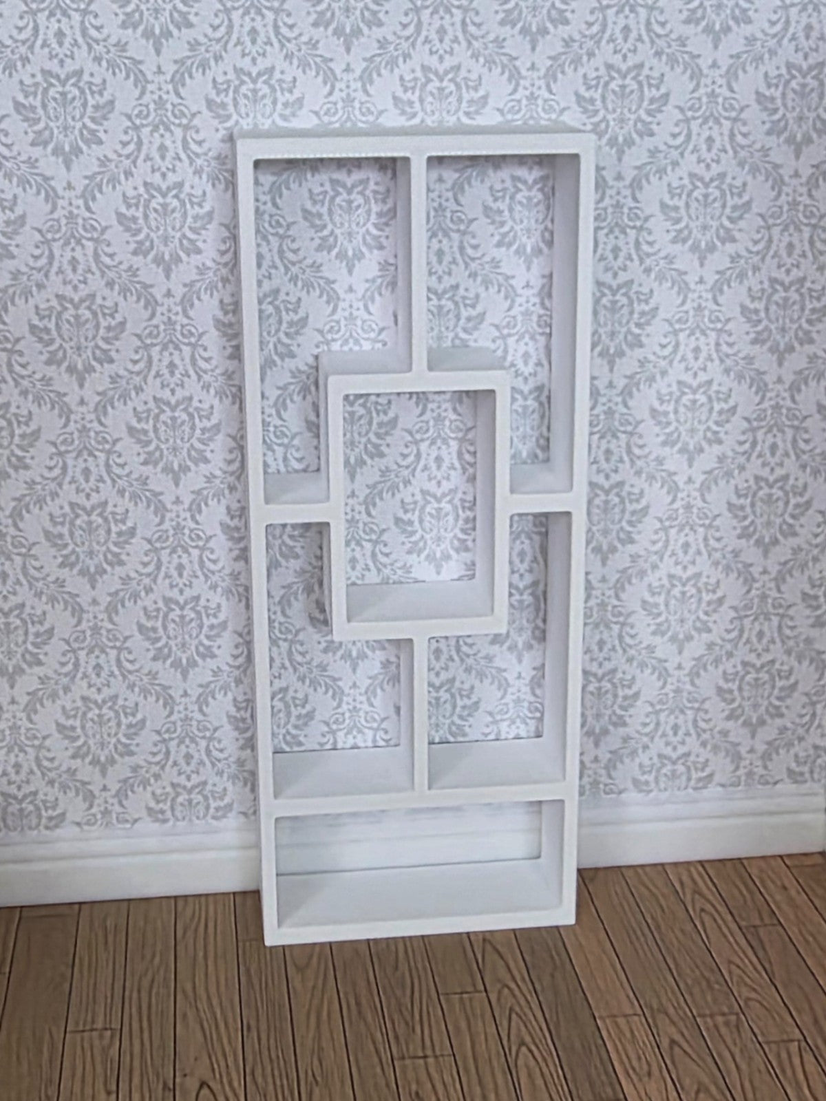 1:12 Scale Dolls House Miniature - IKEA-Inspired Modern Shelving Unit