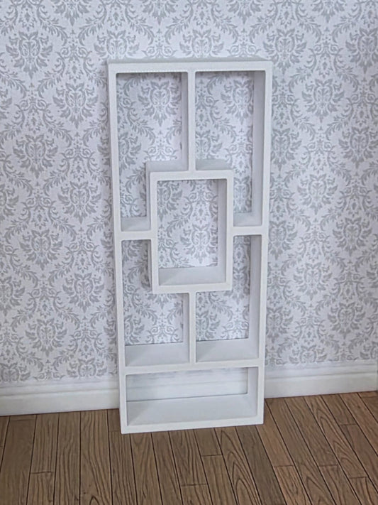 1:12 Scale Dolls House Miniature - IKEA-Inspired Modern Shelving Unit