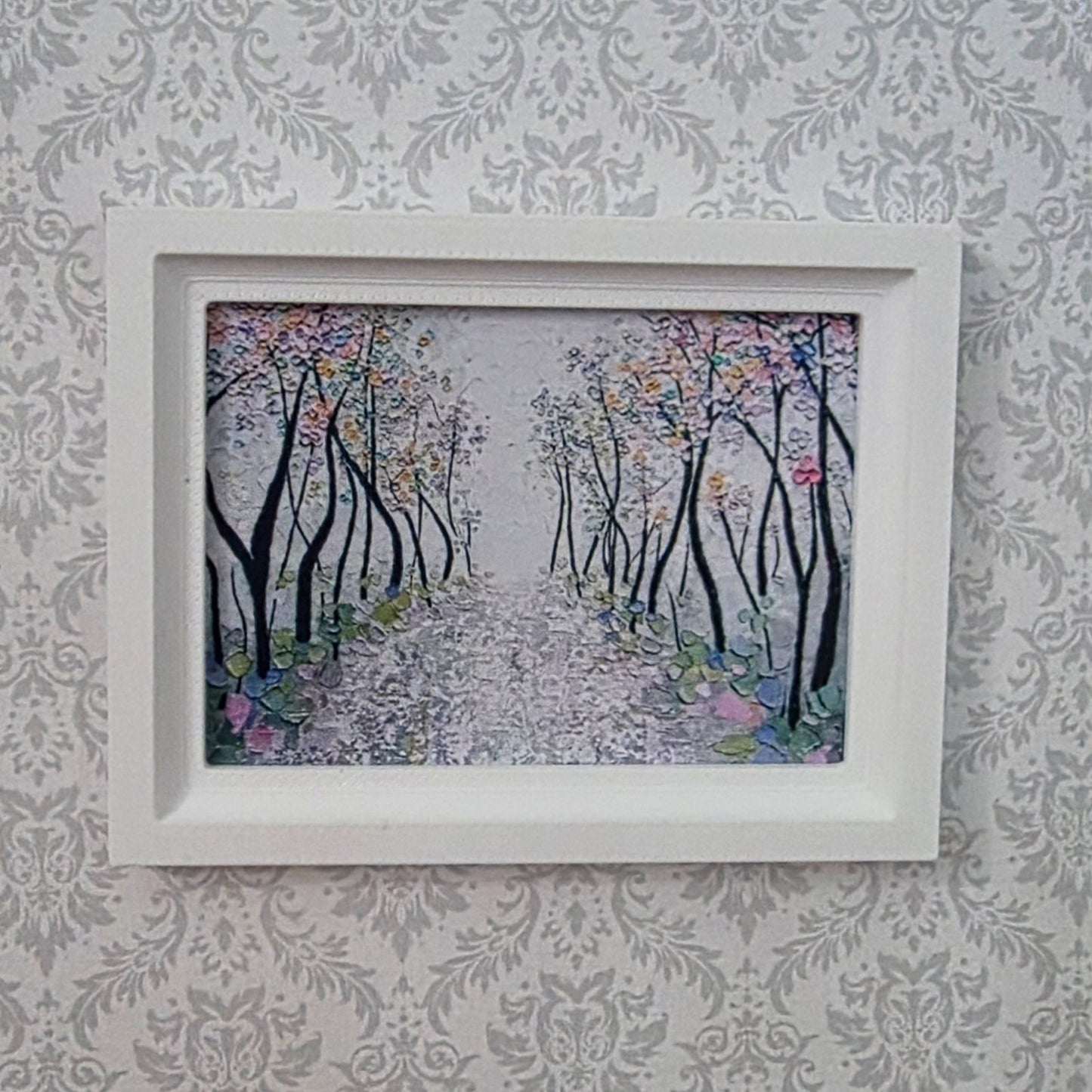 1:12 Scale Dolls House Miniature Modern Picture Frames - 5 Pack - 58 x 75mm