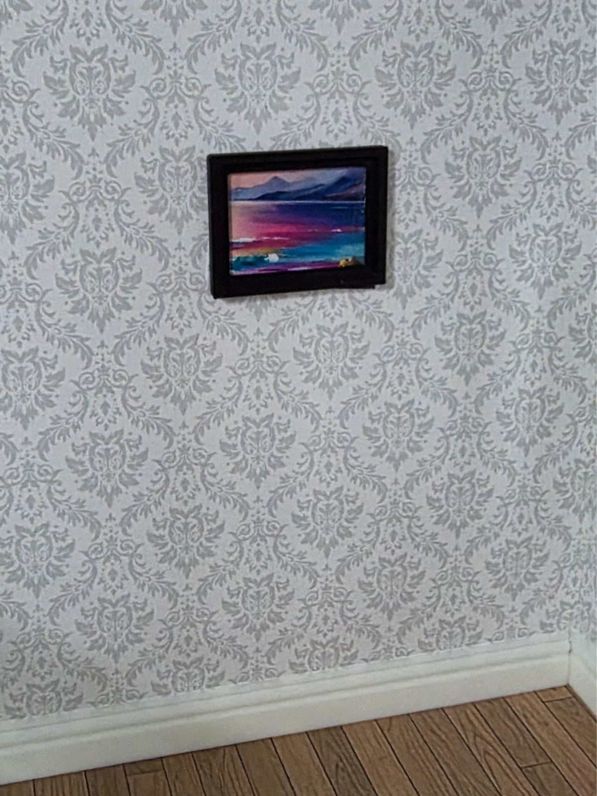 1:12 Scale Dolls House Miniature Modern Picture Frames - 5 Pack - 29mm x 37.5mm