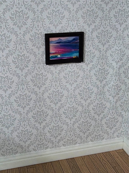 1:12 Scale Dolls House Miniature Modern Picture Frames - 5 Pack - 29mm x 37.5mm