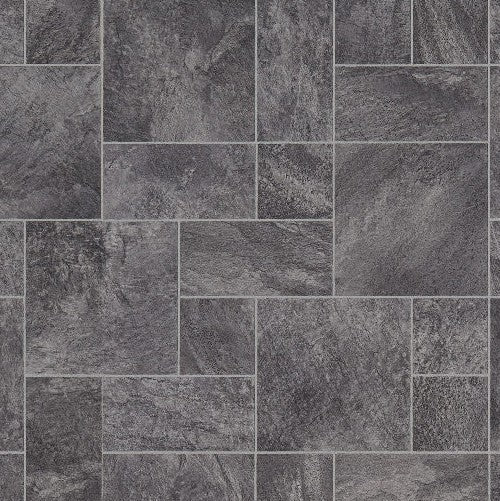 1:12 Scale Dolls House Miniature - Grey Granite Stone Tiles Flooring Sheets x2