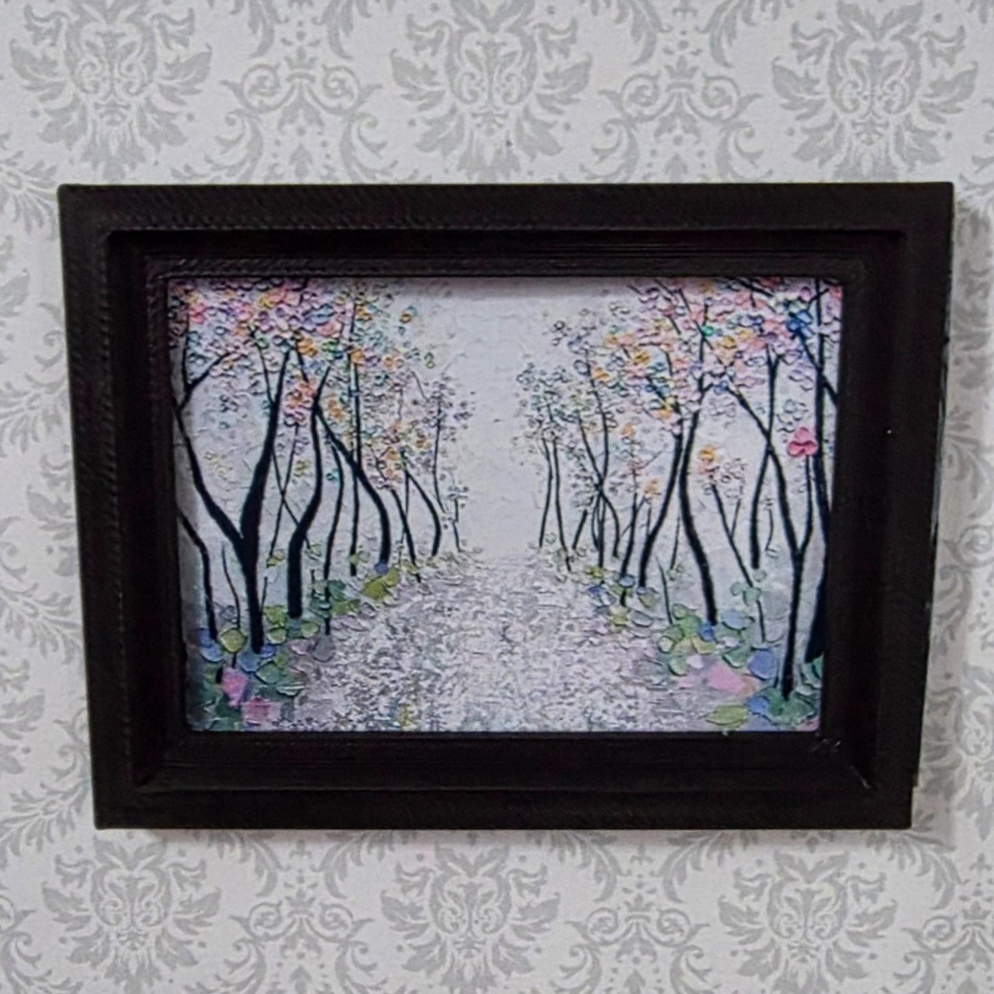 1:12 Scale Dolls House Miniature Modern Picture Frames - 5 Pack - 58 x 75mm