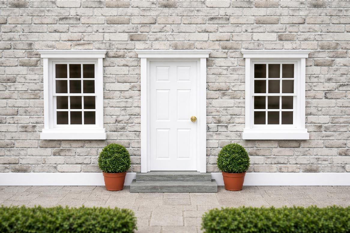 1:12 Scale Dolls House Miniature - Brick Wallpaper/Brickpaper/Cladding Sheets x2