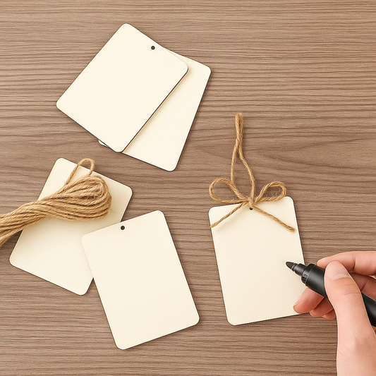 Personalised Wooden Name Tags