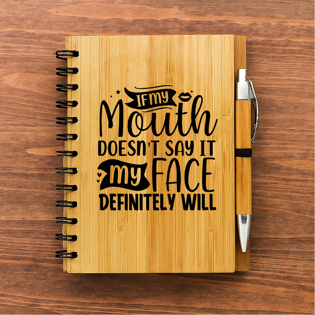 Personalised A5 Bamboo Notebook