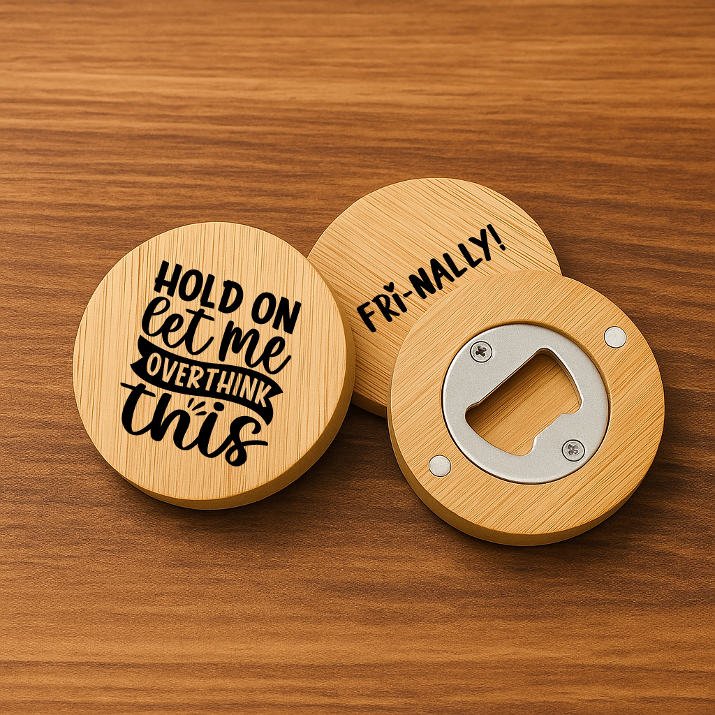 Personalised Bamboo Bottle Opener