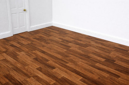 1:12 Scale Dolls House Miniature - Classic Oak Plank Flooring Sheets x2