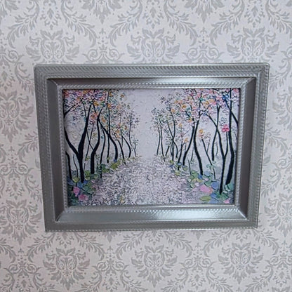 1:12 Scale Dolls House Miniature Modern Picture Frames - 5 Pack - 58 x 75mm