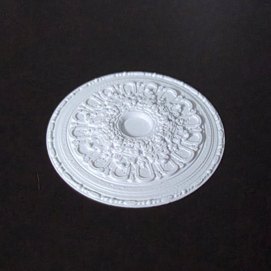 1:12 Scale Dolls House Miniature – Ceiling Rose (40mm) – High Detail #10