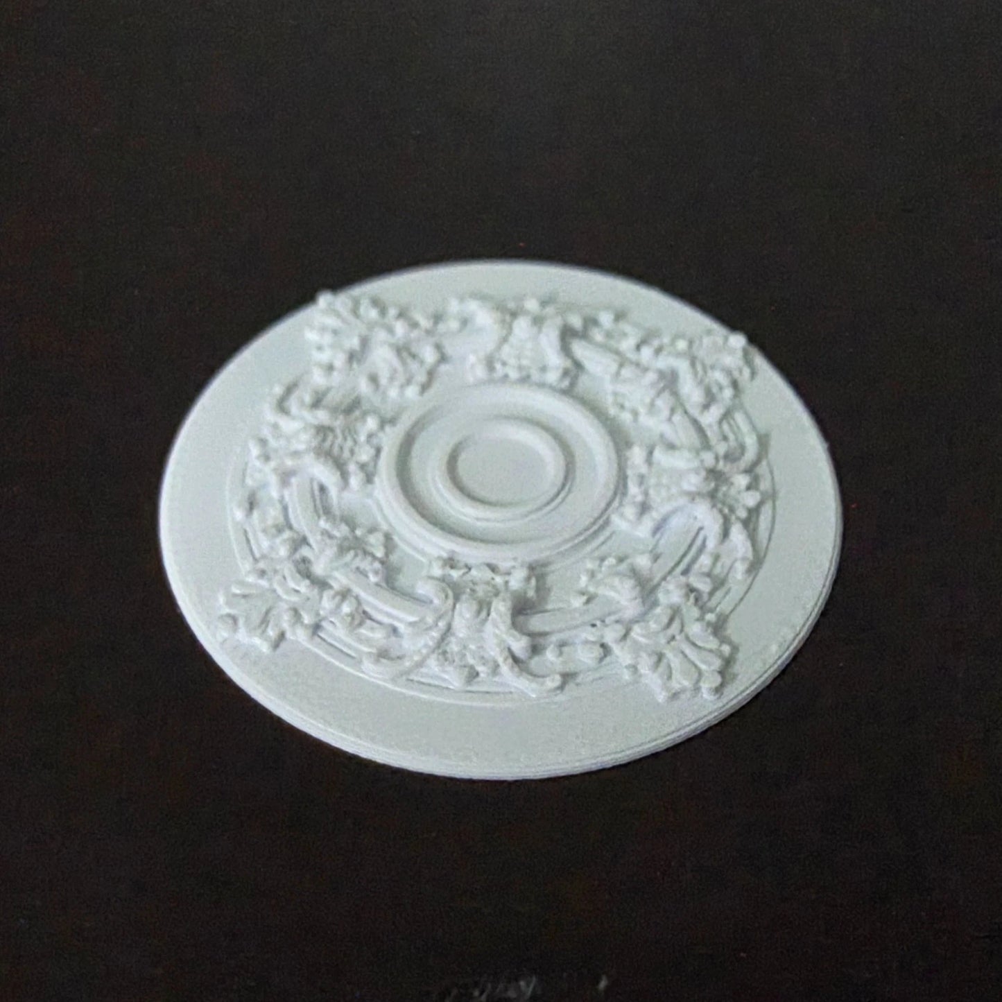 1:12 Scale Dolls House Miniature – Ceiling Rose (40mm) – High Detail #7