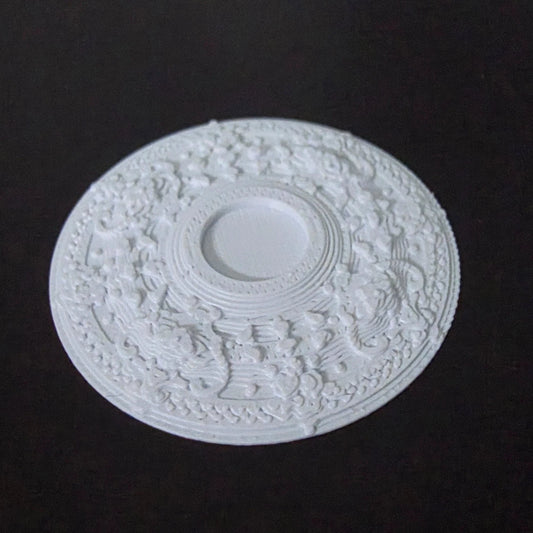 1:12 Scale Dolls House Miniature – Ceiling Rose (40mm) – High Detail #12