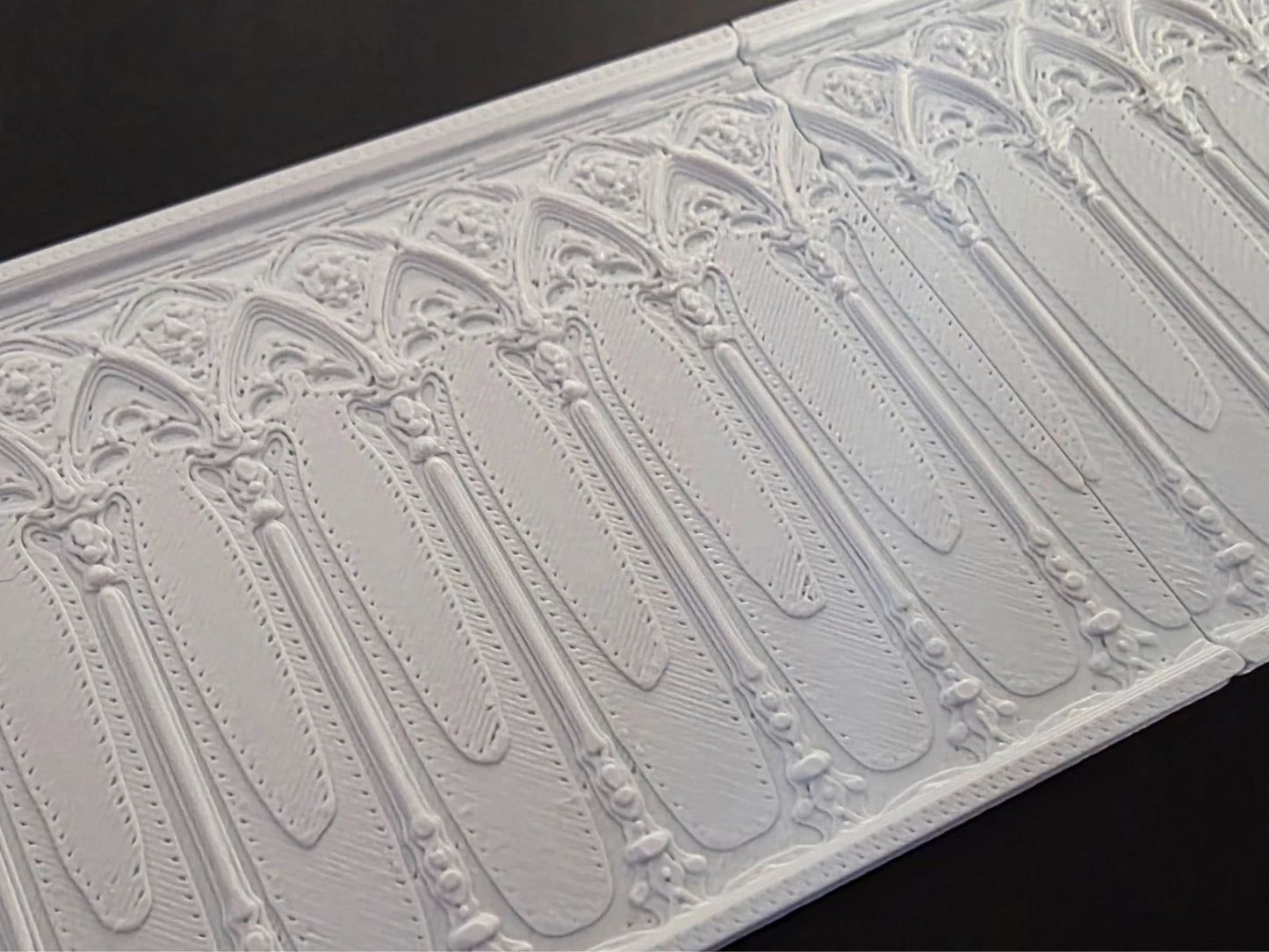 1:12 Scale Dolls House Miniature Wall Panel – Wall Panelling Panels (2 Pack) #5