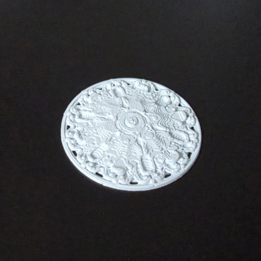 1:12 Scale Dolls House Miniature – Ceiling Rose (40mm) – High Detail #1