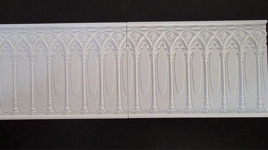 1:12 Scale Dolls House Miniature Wall Panel – Wall Panelling Panels (2 Pack) #5