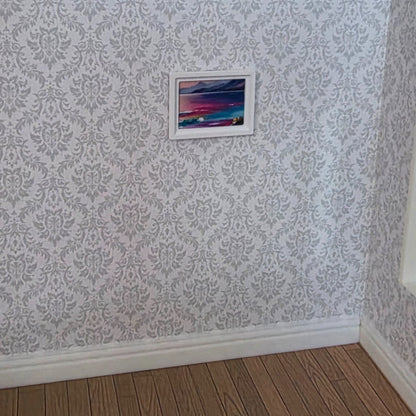 1:12 Scale Dolls House Miniature Modern Picture Frames - 5 Pack - 29mm x 37.5mm