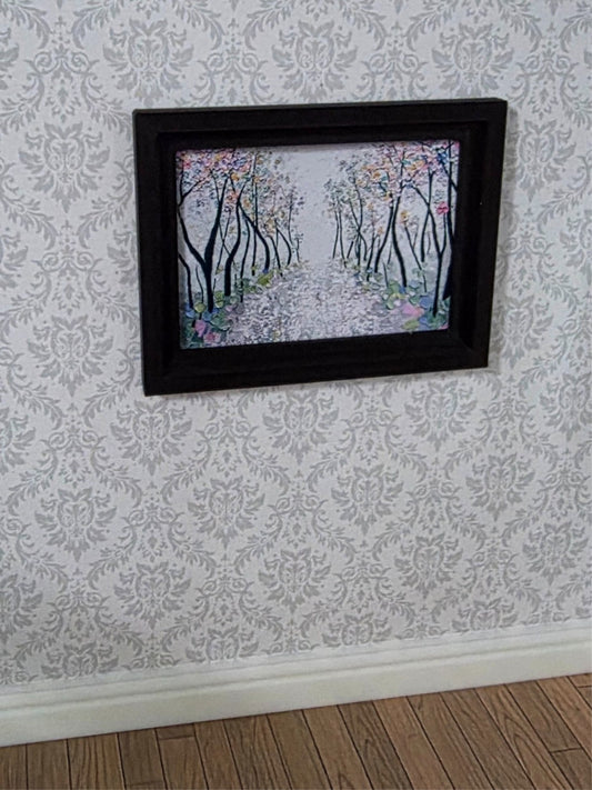 1:12 Scale Dolls House Miniature Modern Picture Frames - 5 Pack - 58 x 75mm