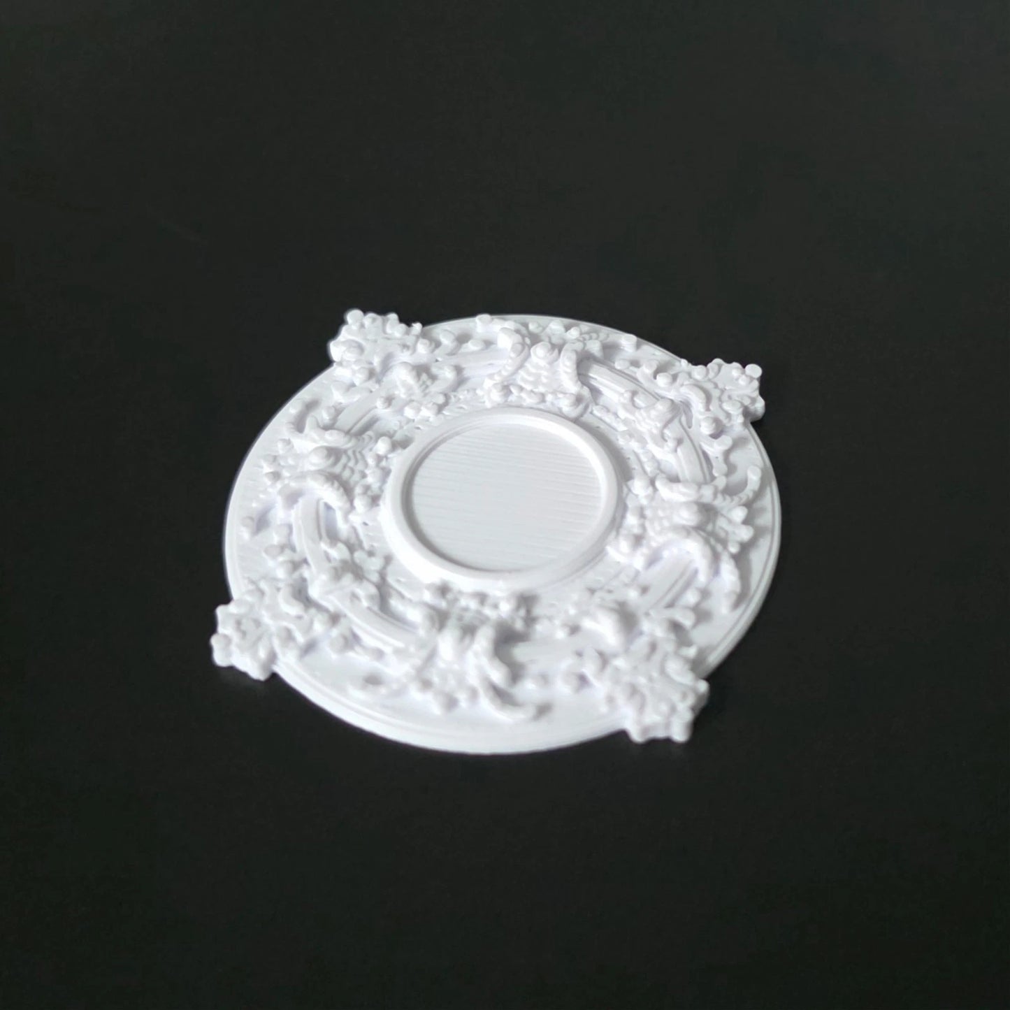 1:12 Scale Dolls House Miniature – Ceiling Rose (40mm) – High Detail #2