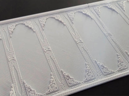 1:12 Scale Dolls House Miniature Wall Panel – Wall Panelling Panels (2 Pack) #10