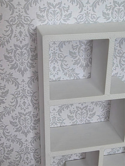 1:12 Scale Dolls House Miniature - IKEA-Inspired Modern Shelving Unit