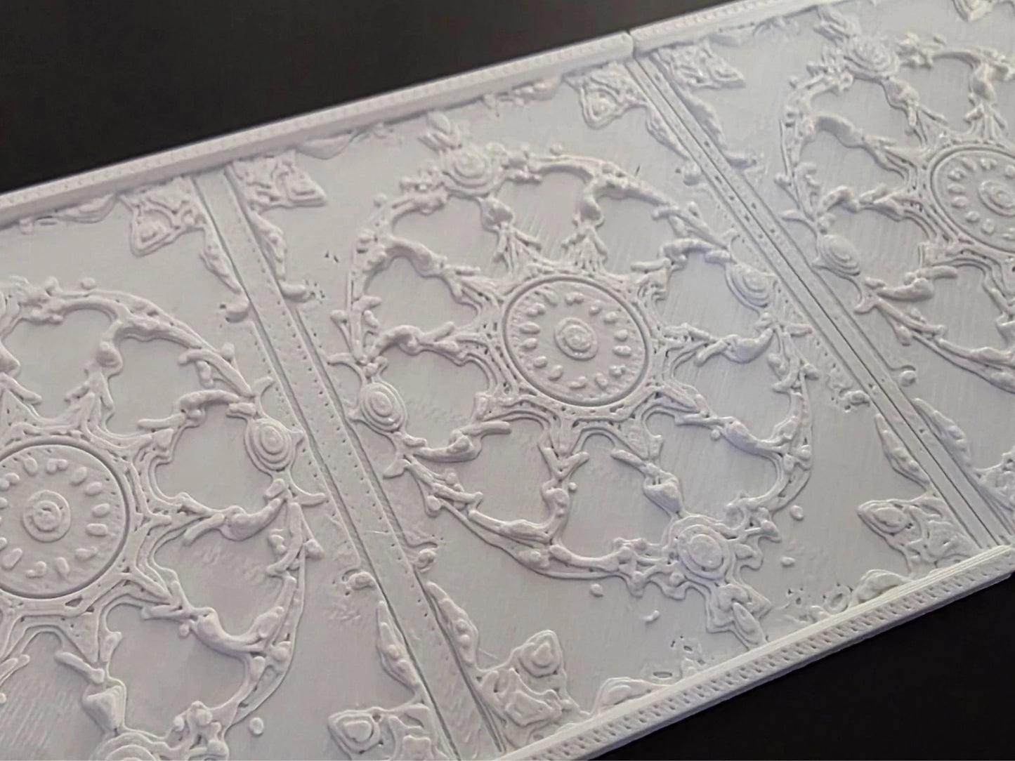 1:12 Scale Dolls House Miniature Wall Panel – Wall Panelling Panels (2 Pack) #7