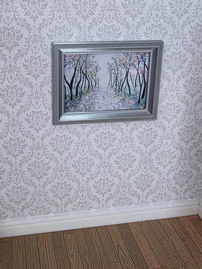 1:12 Scale Dolls House Miniature Modern Picture Frames - 5 Pack - 58 x 75mm