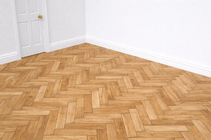 1:12 Scale Dolls House Miniature - Light Herringbone Parquet Flooring Sheets x2