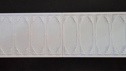 1:12 Scale Dolls House Miniature Wall Panel – Wall Panelling Panels (2 Pack) #10