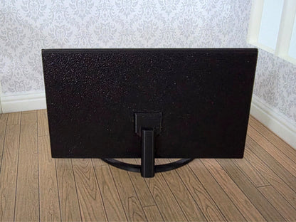 1:12 Scale Dolls House Miniature - LCD TV with Stand - 65” Style Modern TV